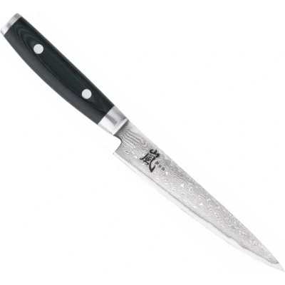 Afbeelding van Japans Yaxell Ran Vleesmes klein 15 cm Damast staal Canvas Micarta heft