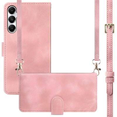 Afbeelding van Samsung Galaxy A26 Hoesje Kunstleder imoshion Koordhoesje/Bookcase Roze Telefoonhoesje