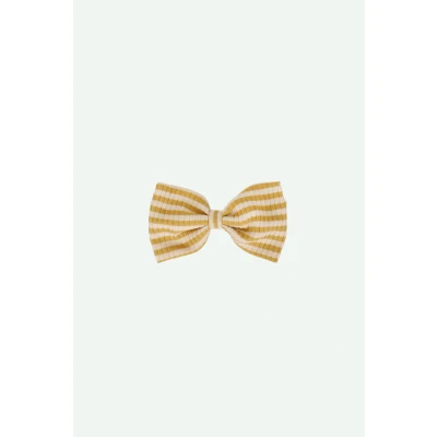 Afbeelding van Sticky lemon haarclip strik seaweed yellow