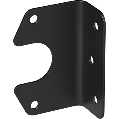 Afbeelding van Pro Plus Stekkerdooshouder Metaal Gehoekt 9.4 x 6.3 cm Zwart Geschikt voor 7 en 13 Polige Stekkerdoos