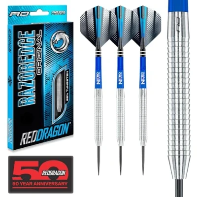 Afbeelding van RED DRAGON Razor Edge Original 23 Gram Tungsten Dartpijlen Set Professioneel met flights en dart shafts