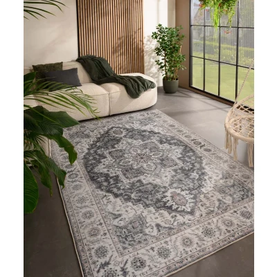 Afbeelding van Vintage Buitenkleed Valenca Brio Grijs 230x330 Cm