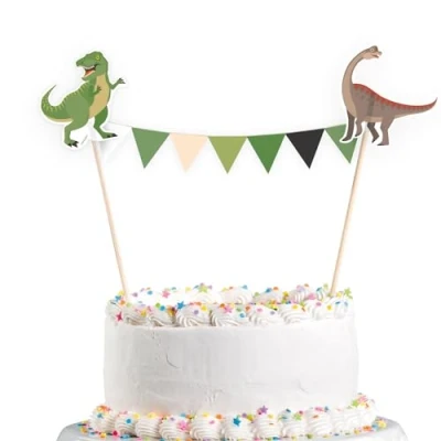 Afbeelding van Taartdecoratie 1 jaar Goud 19cm