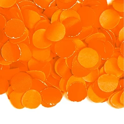 Afbeelding van Confetti oranje papier 1 kilo