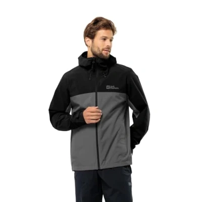 Afbeelding van Jack Wolfskin Weiltal Outdoorjas, Heren, Maat: Small, Slate