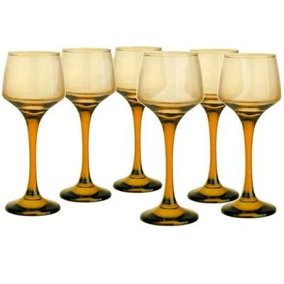 Afbeelding van Glasmark Krosno Shotglazen Set 75 Ml Glazen Schnaps Vodka Glas Shots Likeur Schnapsglazen Likeurglazer Geschenkset Wodka Honingkleur 6 X
