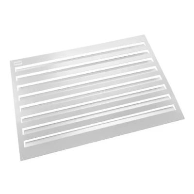 Afbeelding van Evolar achterplaat Large │ RAL 9003 wit. Artikelnr: EVO LOUVRE LW