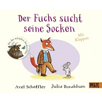 Afbeelding van Der Fuchs sucht seine Socken: Pappbilderbuch mit Klappen