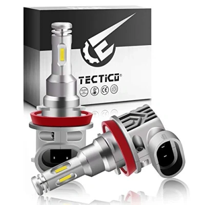 Afbeelding van TECTICO H8 LED Angel Eyes 40W +250% Super Helder 6000K Xenon Wit Foutloos Halo Ring Mistlicht voor BMW E60 E61 E90 E91 E92 E93 E82 E84 E87 E88 E89 E70 E71, 2 Lampen