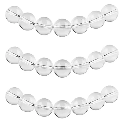 Afbeelding van MJDCB 10mm 35 stuks Stenen Kralen Witte Kwarts Ronde Losse Natuurlijke Halfedelsteen Voor het Maken van Sieraden Armbanden Kettingen