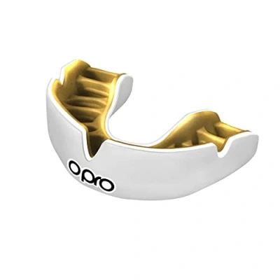 Afbeelding van OPRO Gebitsbeschermer Instant Custom Fit V2 Wit/Goud Junior