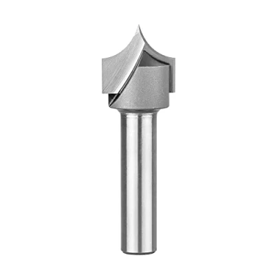 Afbeelding van SpeTool 8mm afgeronde frees voor het afschuinen van schachtuiteinden met een snijdiameter 16mm, Radius Hardmetalen frezen 2 fluitige punten en randen CNC Houtbewerkings