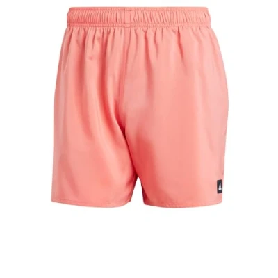 Afbeelding van Adidas heren Solid CLX zwemshorts met steekzakken in de kleur Koraal, maat: XL