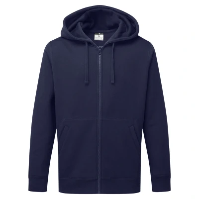 Afbeelding van Hoodie met rits maat L, Navy