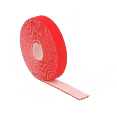 Afbeelding van Klittenband rol 20mm / rood (5 meter)