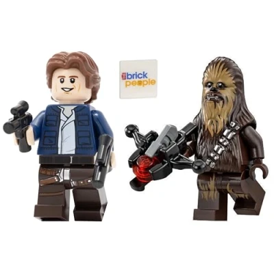 Afbeelding van LEGO Star Wars: Han Solo Minifiguur en Chewbacca Combo