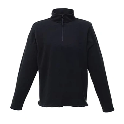Afbeelding van Zwarte dunne fleece trui met halve rits merk Regatta maat 3XL