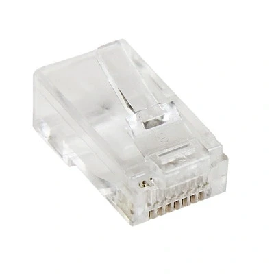 Afbeelding van StarTech.com Cat5e RJ45 gevlochten modulaire stekkerconnector verpakking met 50 stuks