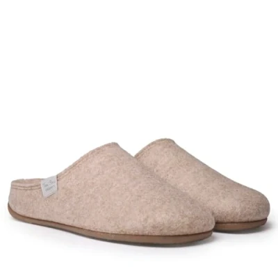 Afbeelding van TONI PONS MONA FR damesclogs van gerecycled vilt, Beige, 34 EU