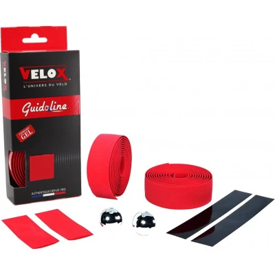 Afbeelding van Velox Stuurtape Maxi Cork Gel rood (2st)