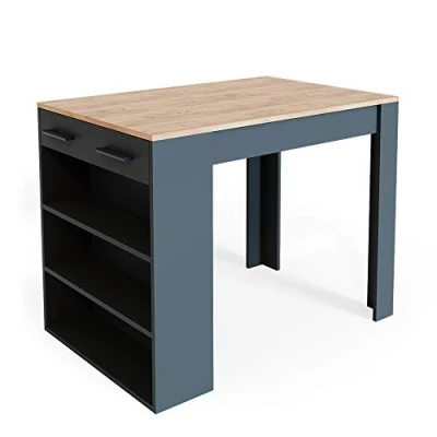 Afbeelding van Vicco Bartafel &quot;Repose&quot;, Antraciet/Krachtige eik goud, 67 x 100 cm