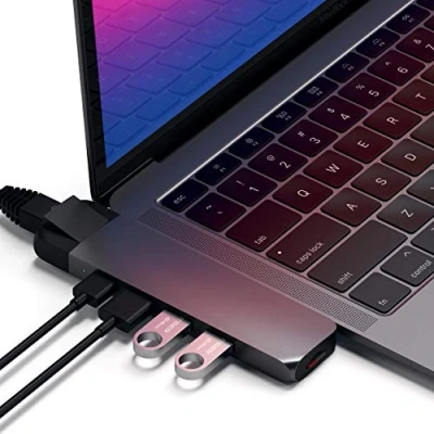Afbeelding van Satechi USB C Pro Hub Spacegrijs