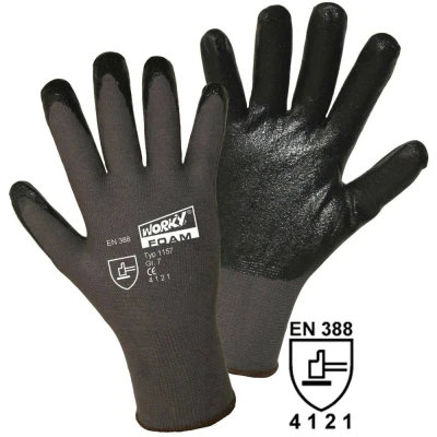 Afbeelding van L+D worky FOAM Nylon Nitril 1157 XL Werkhandschoen Maat (handschoen): 10, EN 388:2016 Cat II 1 stuk(s)
