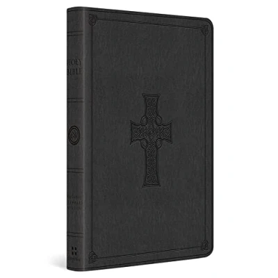 Afbeelding van ESV Value Thinline Bible: English Standard Version Charcoal, Trutone, Celtic Cross Design,