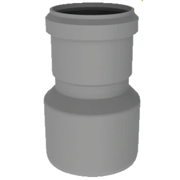 Afbeelding van Burgerhout Twinline rookgas verloop verkleinend PP Ø 80 60 x 125 mm