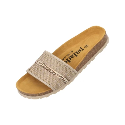 Afbeelding van Palado by Sila Sahin Muiltjes, Dames, Maat: 37, Beige gold Kunststof