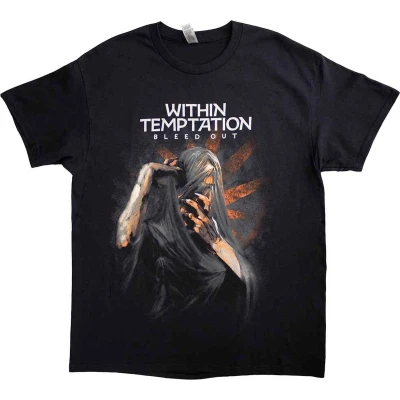 Afbeelding van Within Temptation Bleed Out Album Heren T shirt XL Zwart