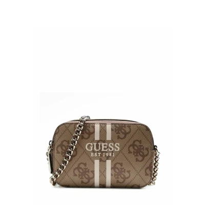 Afbeelding van Guess Noelle Schoudertas, Dames, Maat: One Size, Latte logo