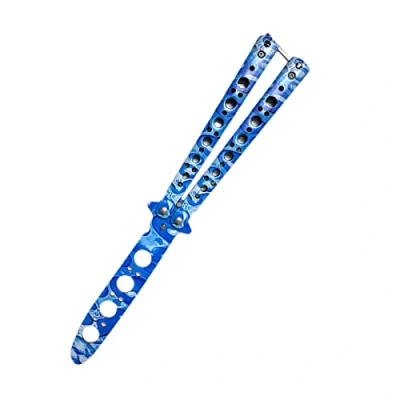 Afbeelding van Vlinder Trainer, Unsharpened Blade oefening Butterfly mes Training voor Balisong Beginner die oefent Flipping Tricks