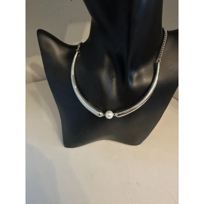 Afbeelding van Faux parel Manchet chocker