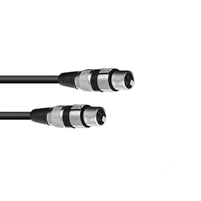 Afbeelding van Omnitronic Adaptercable XLR(F)/XLR(F) 0.2m bk