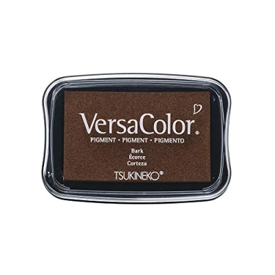 Afbeelding van Rayher Hobby 29017534 Tsukineko Versa Color Pigment stempelkussen, bark, 9,6 x 6,3 1,8 cm, inkt op waterbasis