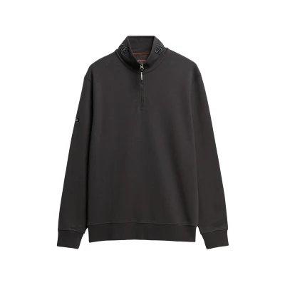 Afbeelding van Superdry Mannen Kraagloos Utility Sweatshirt met Logo Donkergrijs Grootte: Xxl
