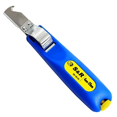 Afbeelding van S&amp;R Kabelmes/MADE IN GERMANY/Stripper 4 mm 28 Stripper, draadstripper, mantelstripper