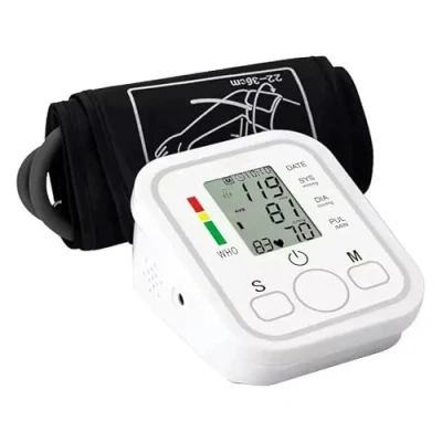 Afbeelding van IndoTeam Bloeddrukmeters Grote manchet bloeddrukmachine met voor bovenarm hartslag hypertensie monitor thuisgebruik bloeddrukmeter LCD display
