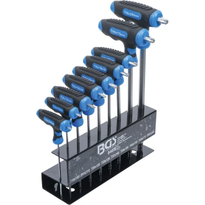 Afbeelding van BGS T greep sleutelset Torx T10 T50 9 delig