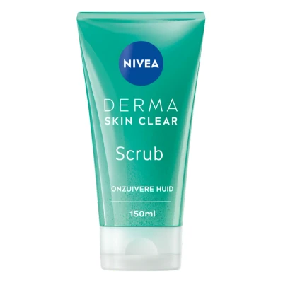 Afbeelding van 6x Nivea Derma Skin Clear Gezichtsscrub 150 ml