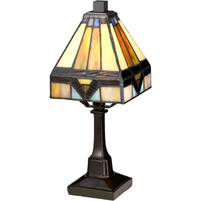 Afbeelding van Bohemian Tafellamp Steady Lighting Glas E14 L: 12.5cm Voor Binnen Woonkamer Eetkamer Brons