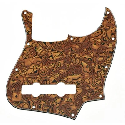 Afbeelding van KAISH 5 String Jazz Bass Pick Guard J Krasplaat voor de VS/Mexicaanse Fender Tiger Stripe