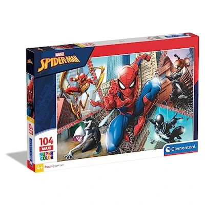 Afbeelding van Clementoni Legpuzzel Super Color Maxi Spiderman, 104st.