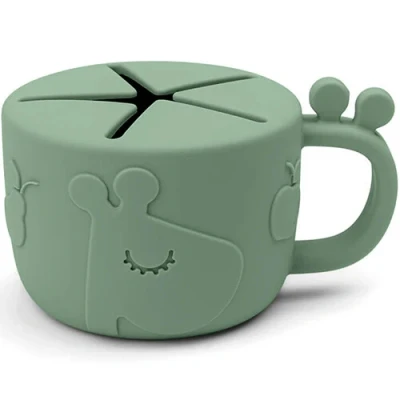 Afbeelding van Done By Deer Snackbeker Peekaboo Raffi Green