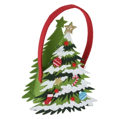 Afbeelding van Vilten Tasje Kerstboom