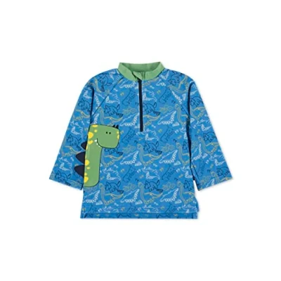 Afbeelding van Sterntaler Zwemshirt met lange mouwen Dino blauw