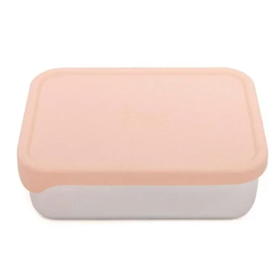 Afbeelding van Petit Monkey RVS Lunchbox Licht rose
