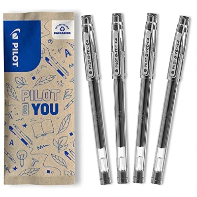 Afbeelding van PILOT 4 delige Set G TEC gelpen C5. 4er zwart