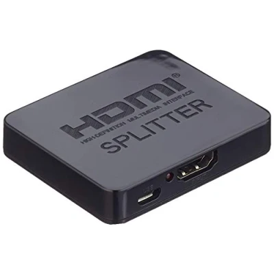 Afbeelding van PremiumCord 4K HDMI Splitter 1 2 Port met voeding, USB Video Resolutie 4Kx2K 2160p UHD, Full HD 1080p 60Hz, 3D, HDCP, Kleur Zwart, khsplit2c